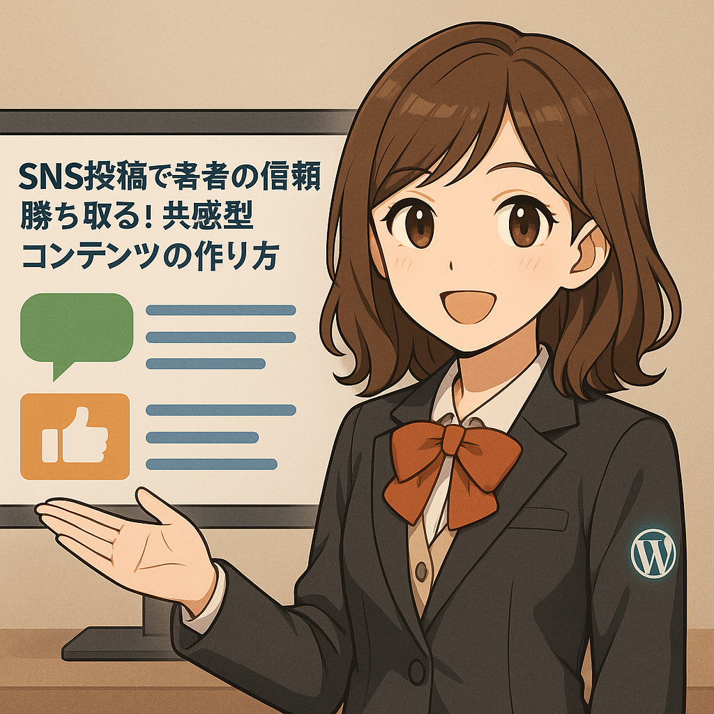スマホ画面で「いいね」やコメントを受け取るSNSユーザーのイラスト